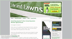 Desktop Screenshot of lifeandlawns.com