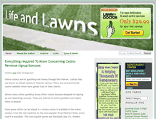 Tablet Screenshot of lifeandlawns.com